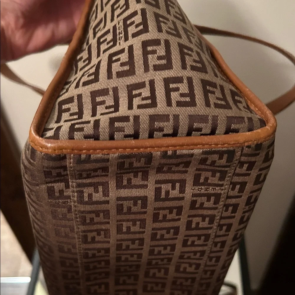 Fendi Signature Brown and Tan Tote - Picture 9 of 16